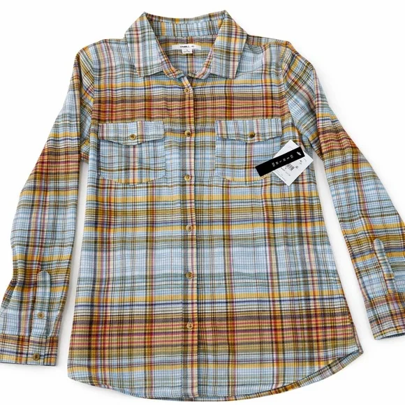 O'Neill Multicolor Plaid Button-Down Shirt - Picture 2 of 6